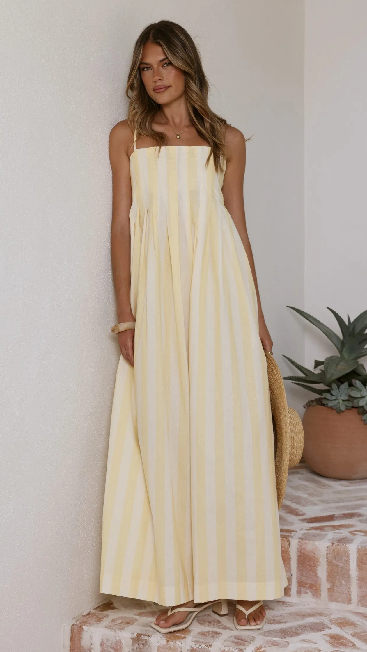 Pippa Maxi Dress - Yellow Stripe sold by Billy J product image thumbnail 4