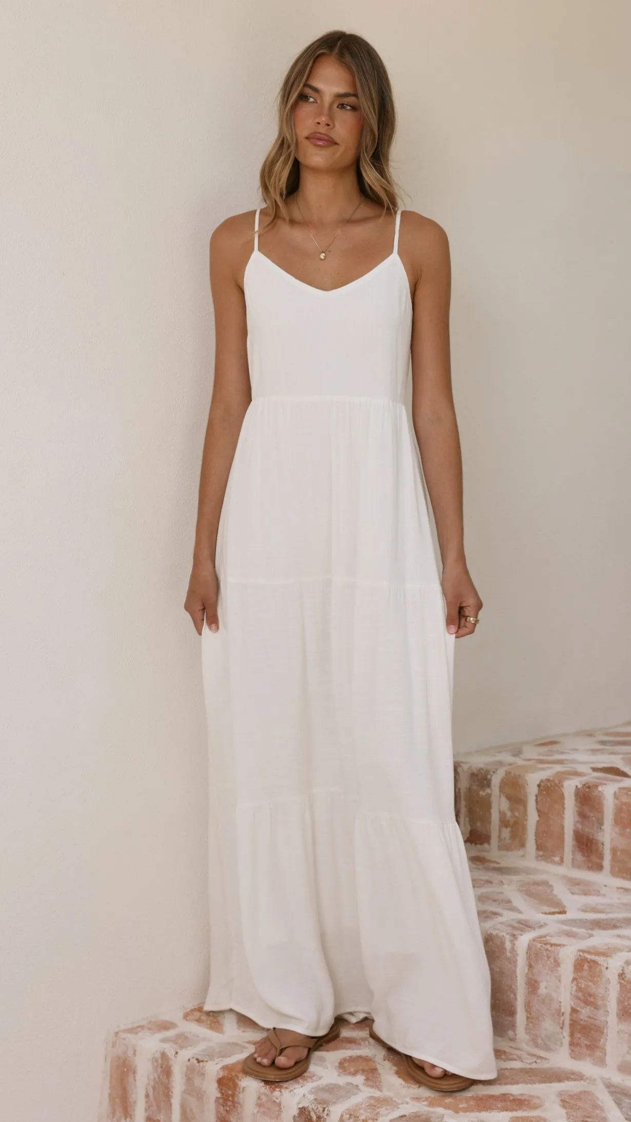 Shelley Maxi Dress - White sold by Billy J product image thumbnail 5