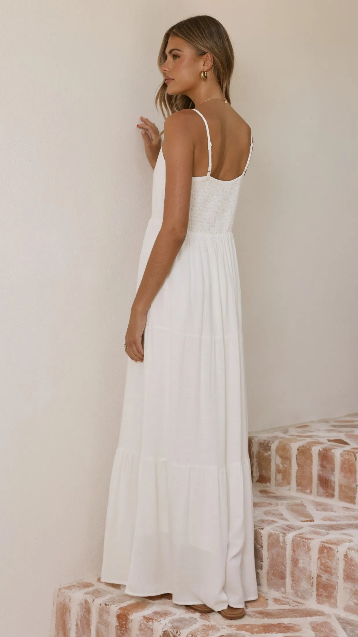 Shelley Maxi Dress - White sold by Billy J product image thumbnail 2