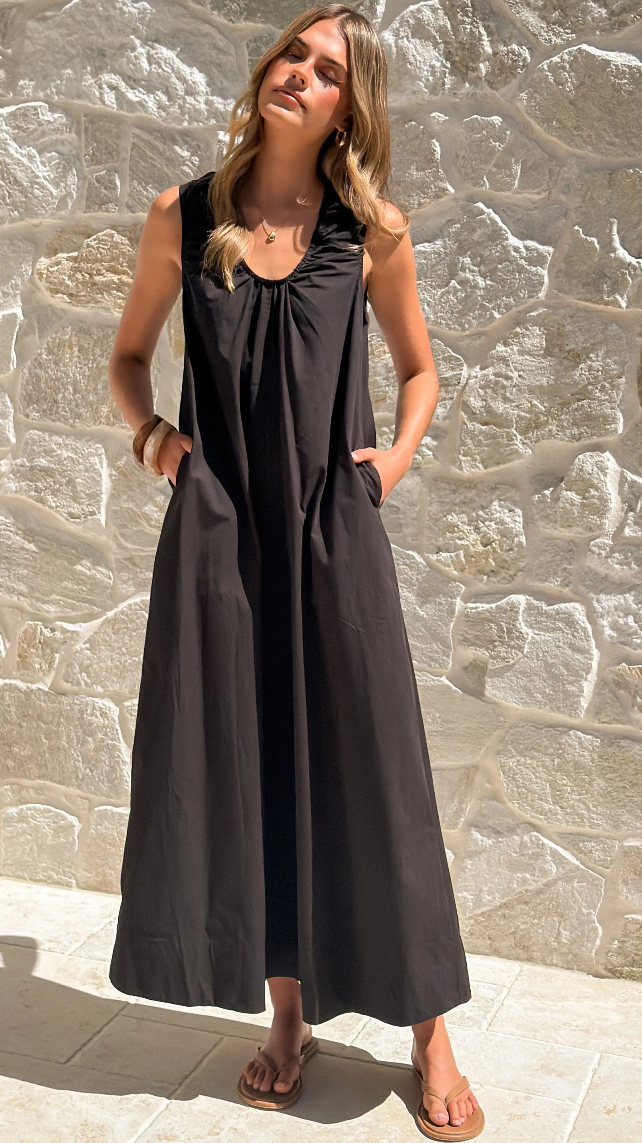 Rohan Maxi Dress - Black sold by Billy J product image thumbnail 4