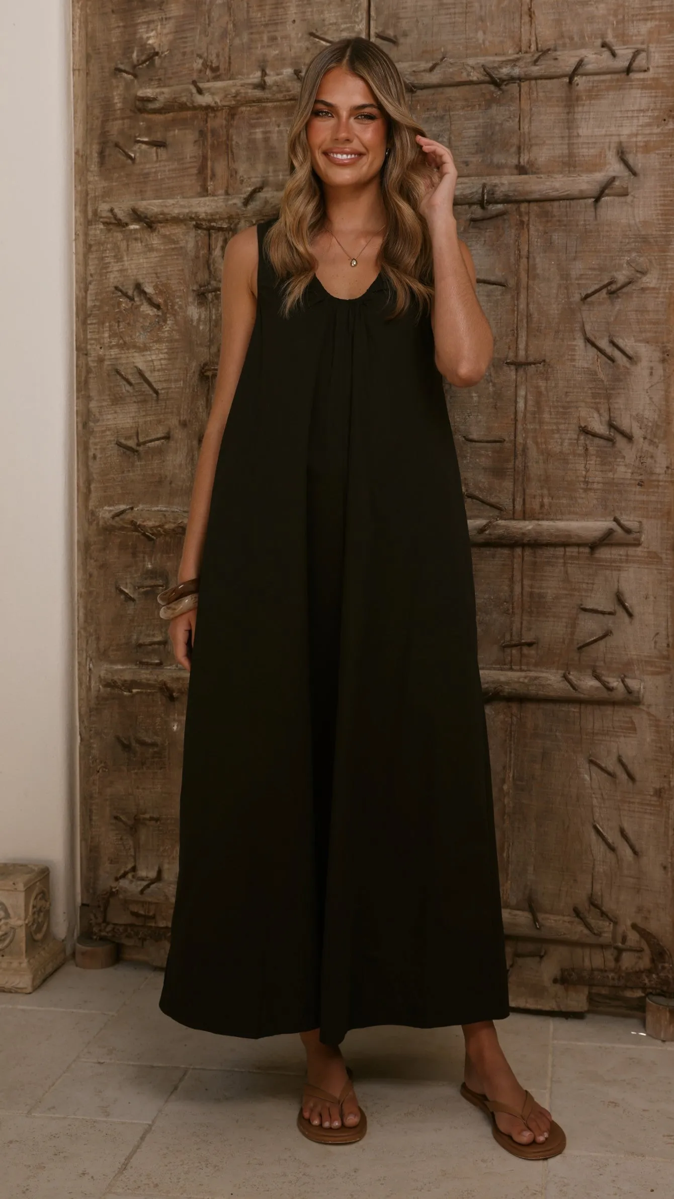 Rohan Maxi Dress - Black sold by Billy J product image thumbnail 5