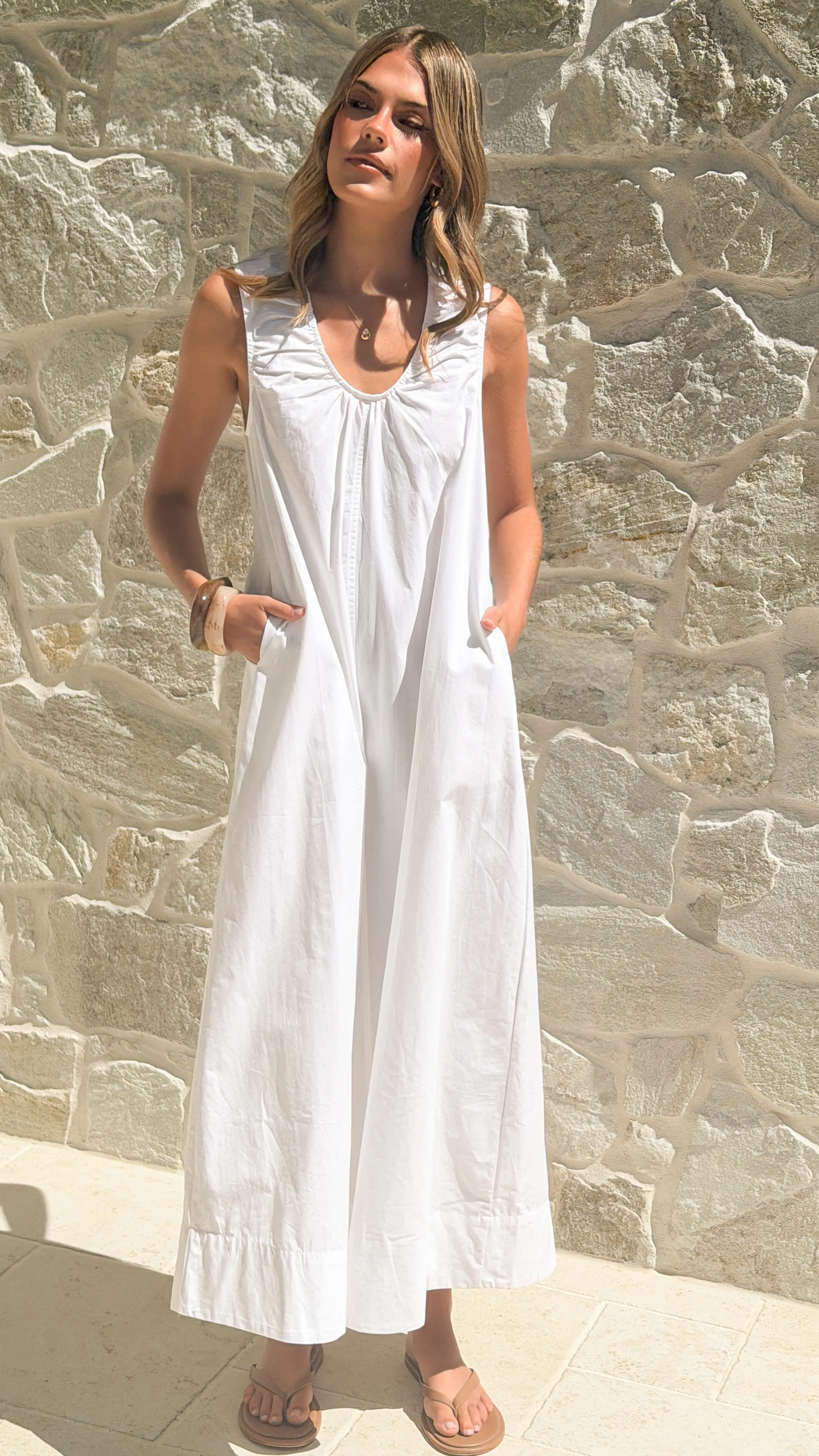 Rohan Maxi Dress - White sold by Billy J product image thumbnail 3