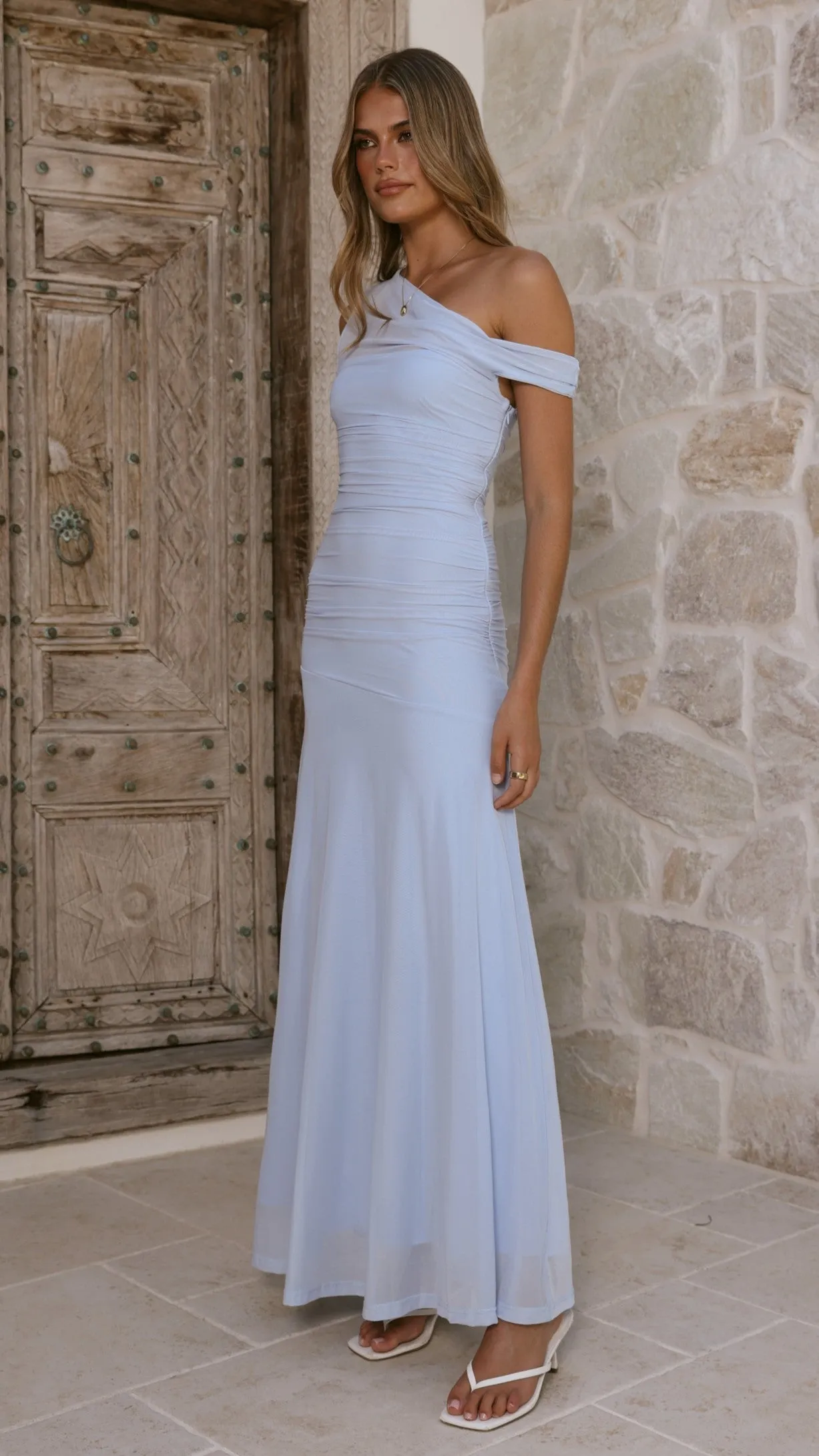 Malayah Maxi Dress - Blue sold by Billy J product image thumbnail 5