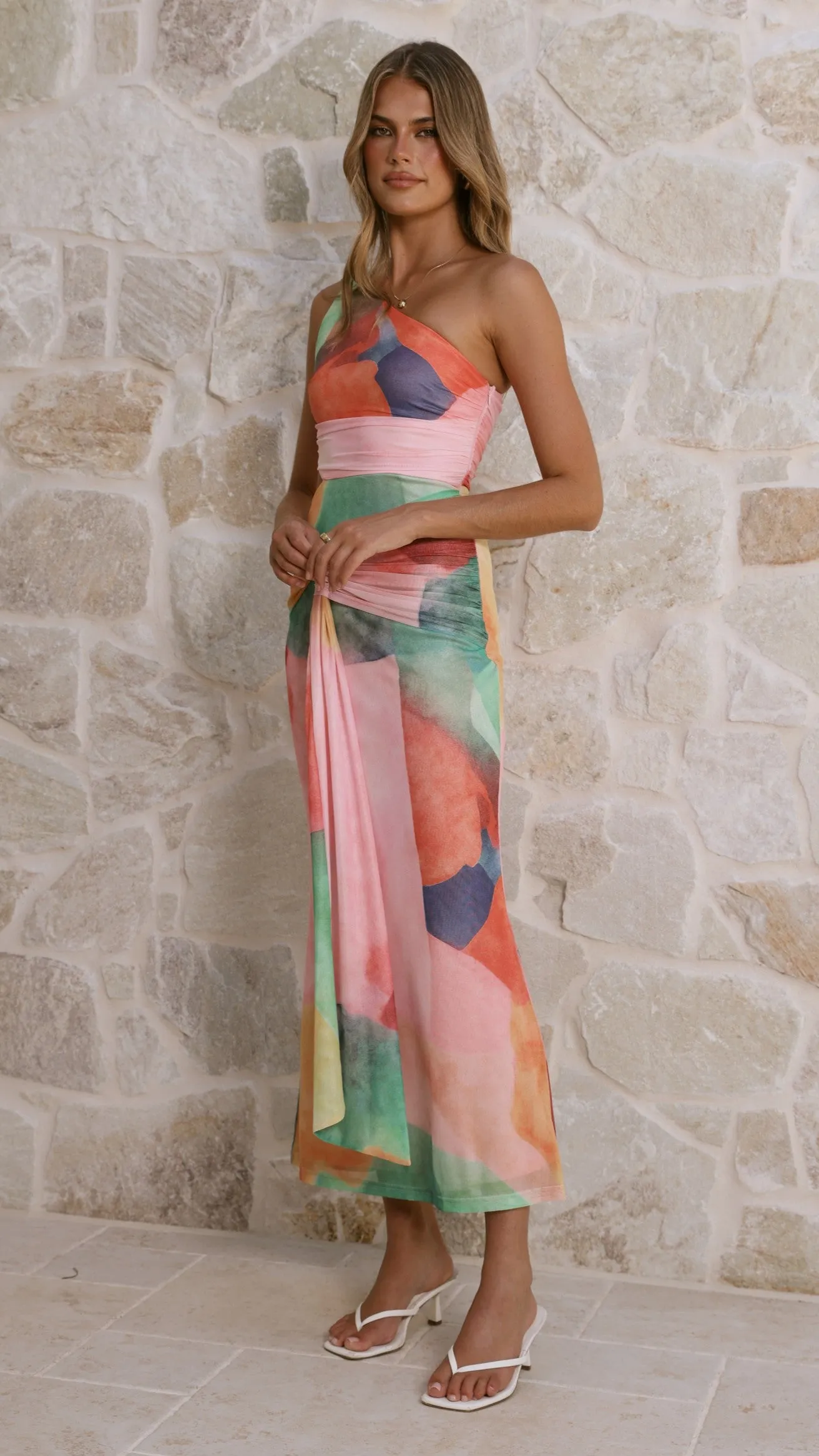 Kourt Maxi Dress - Multi Abstract sold by Billy J product image thumbnail 3