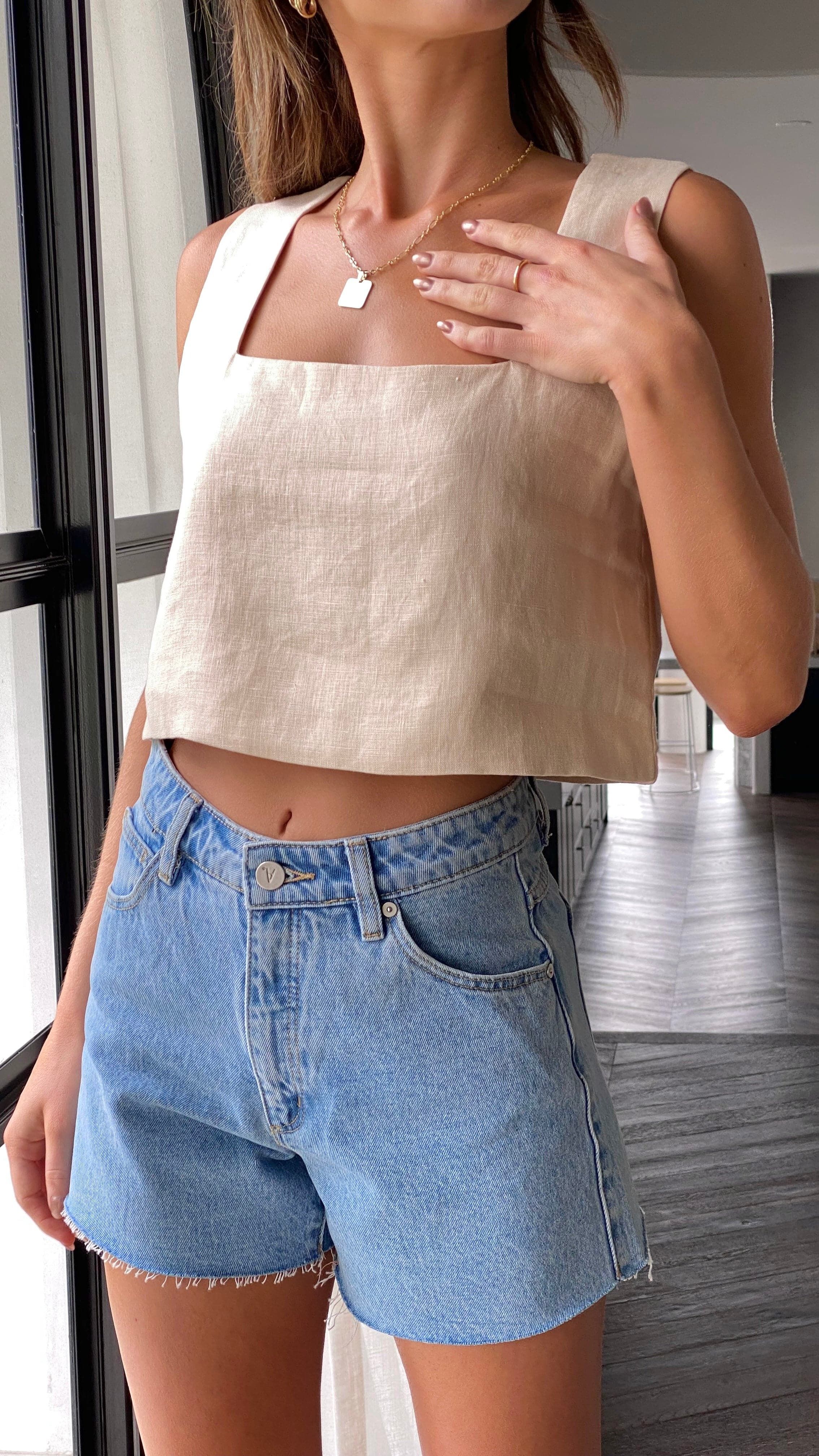 Tillie Crop Top - Yellow sold by Billy J product image thumbnail 3
