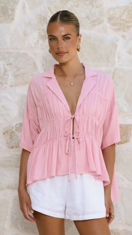 Kailey Top - Pink sold by Billy J