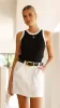Maggie Mini Skirt - White sold by Billy J