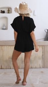 Tarika Playsuit - Black sold by Billy J