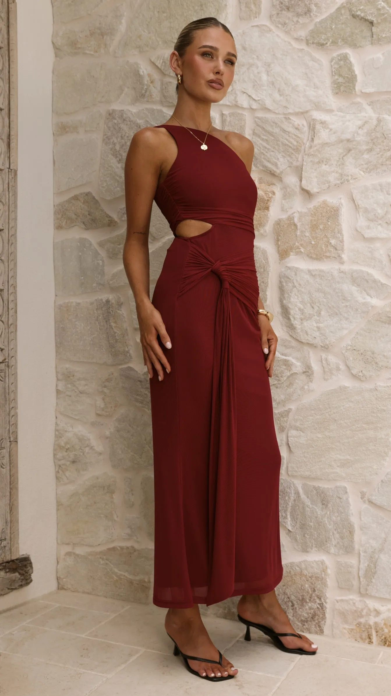 Kourt Maxi Dress - Cherry sold by Billy J product image thumbnail 3