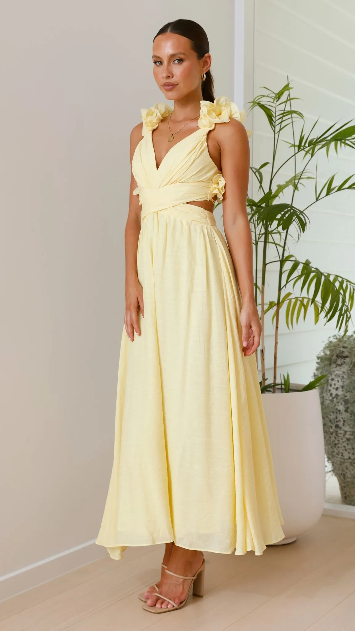 Galilhai Maxi Dress - Yellow sold by Billy J product image thumbnail 4