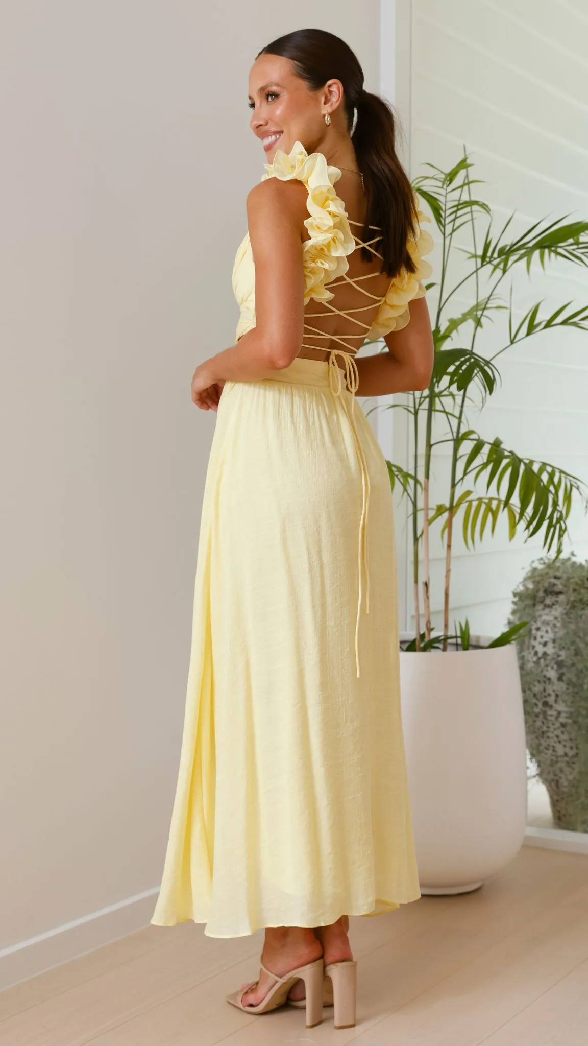 Galilhai Maxi Dress - Yellow sold by Billy J product image thumbnail 3