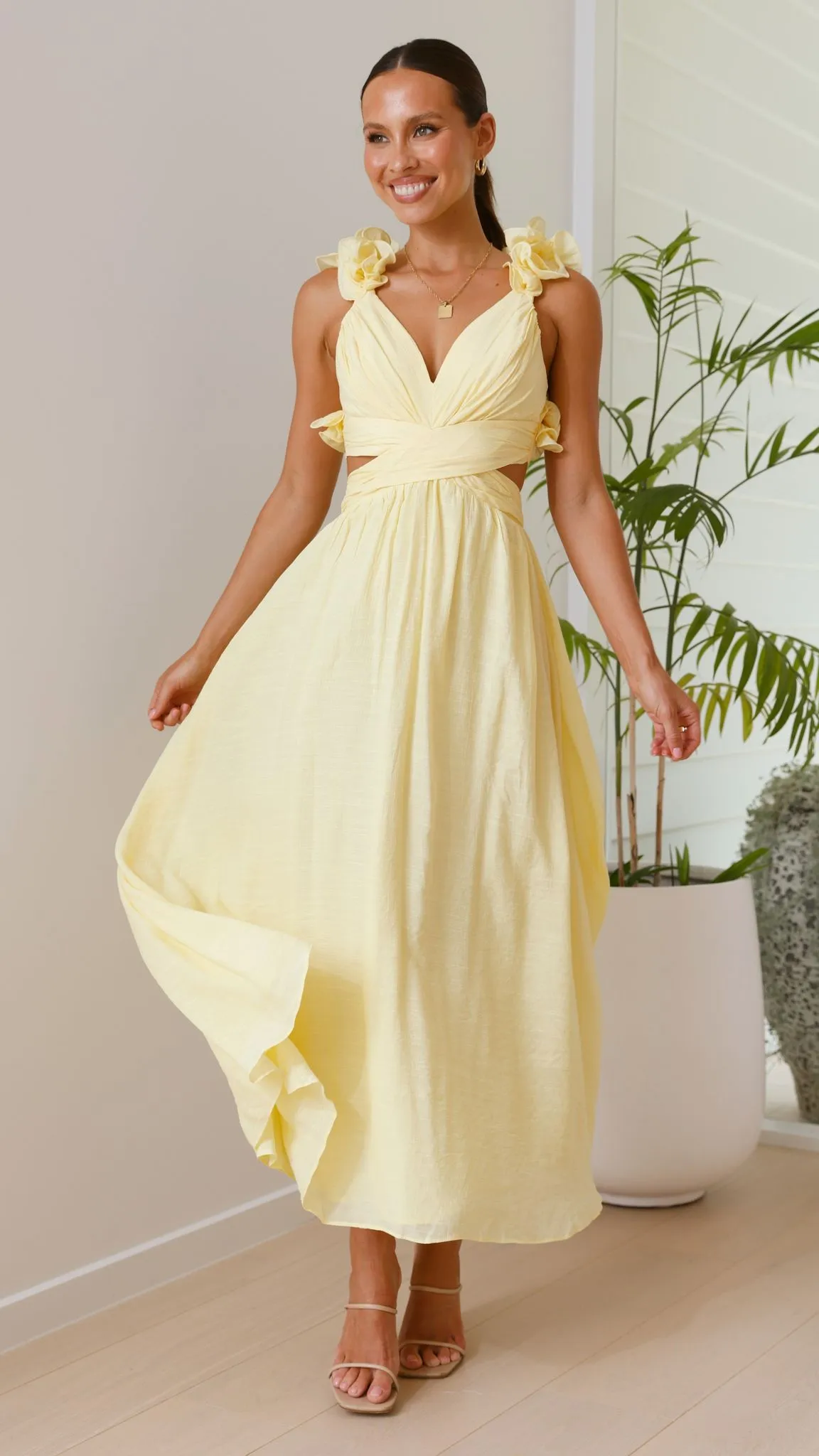 Galilhai Maxi Dress - Yellow sold by Billy J