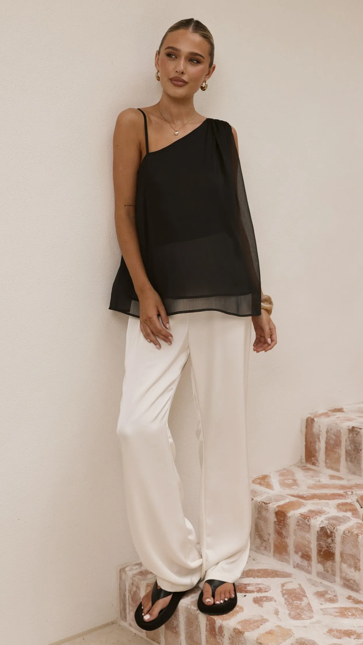 Hazel Top - Black sold by Billy J