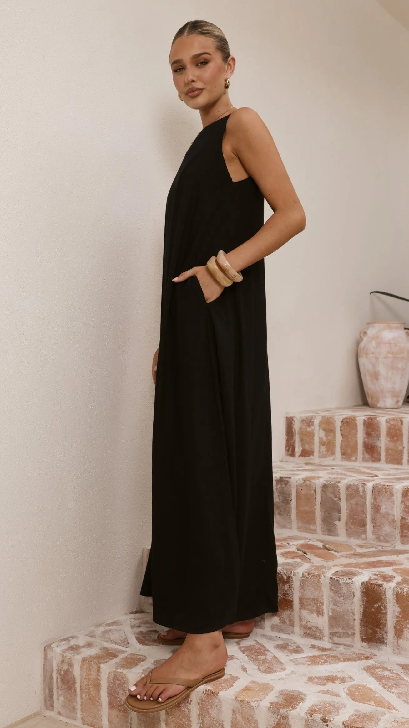 Mylah Maxi Dress - Black sold by Billy J product image thumbnail 3