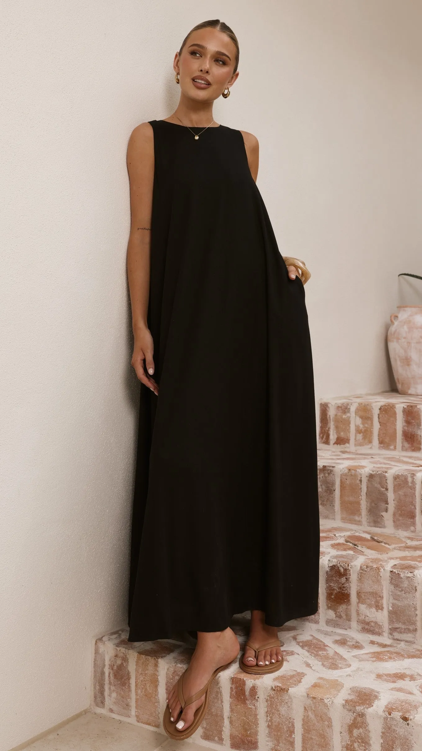 Mylah Maxi Dress - Black sold by Billy J product image thumbnail 4