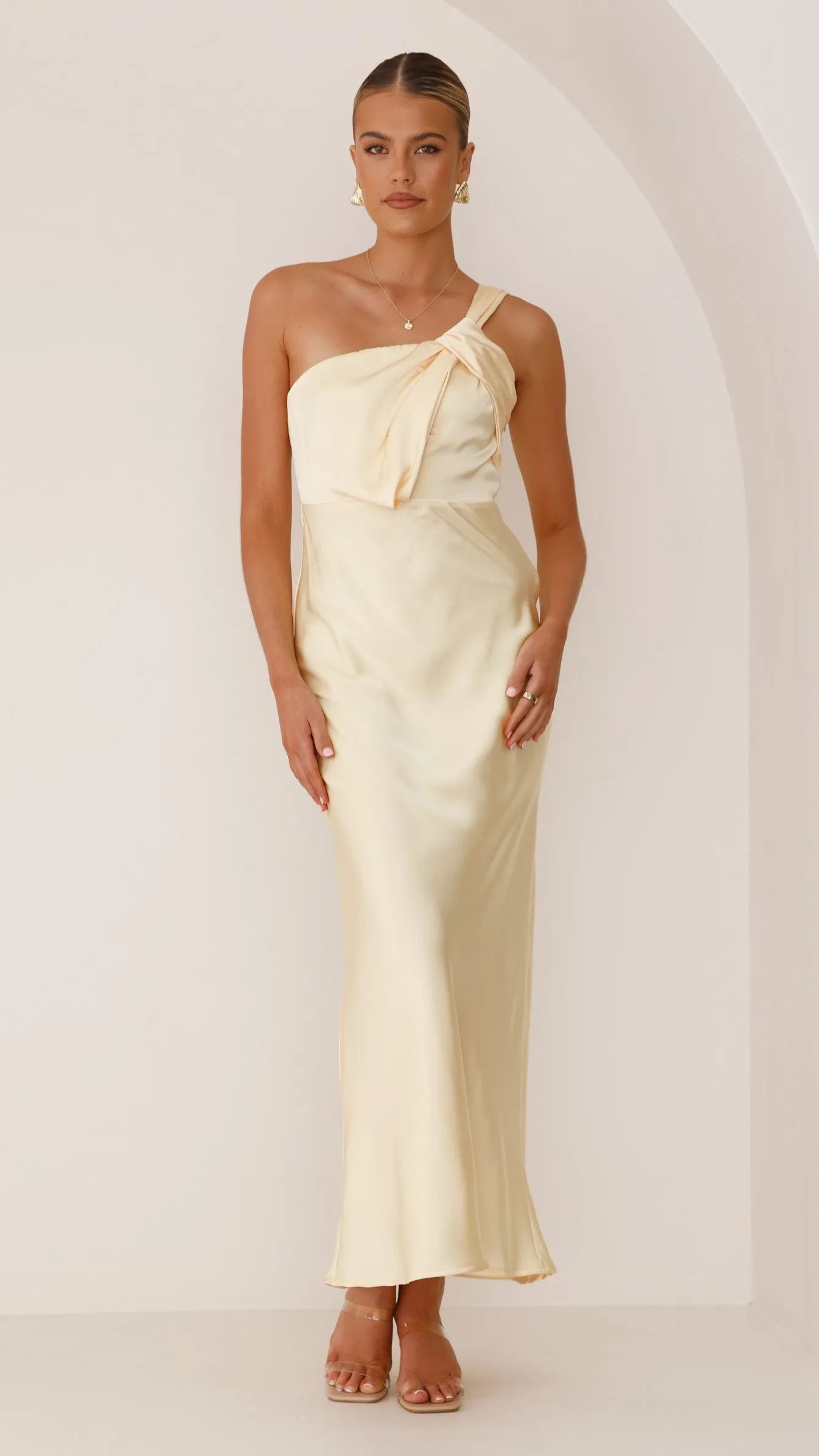 Greta Maxi Dress - Lemon sold by Billy J product image thumbnail 3