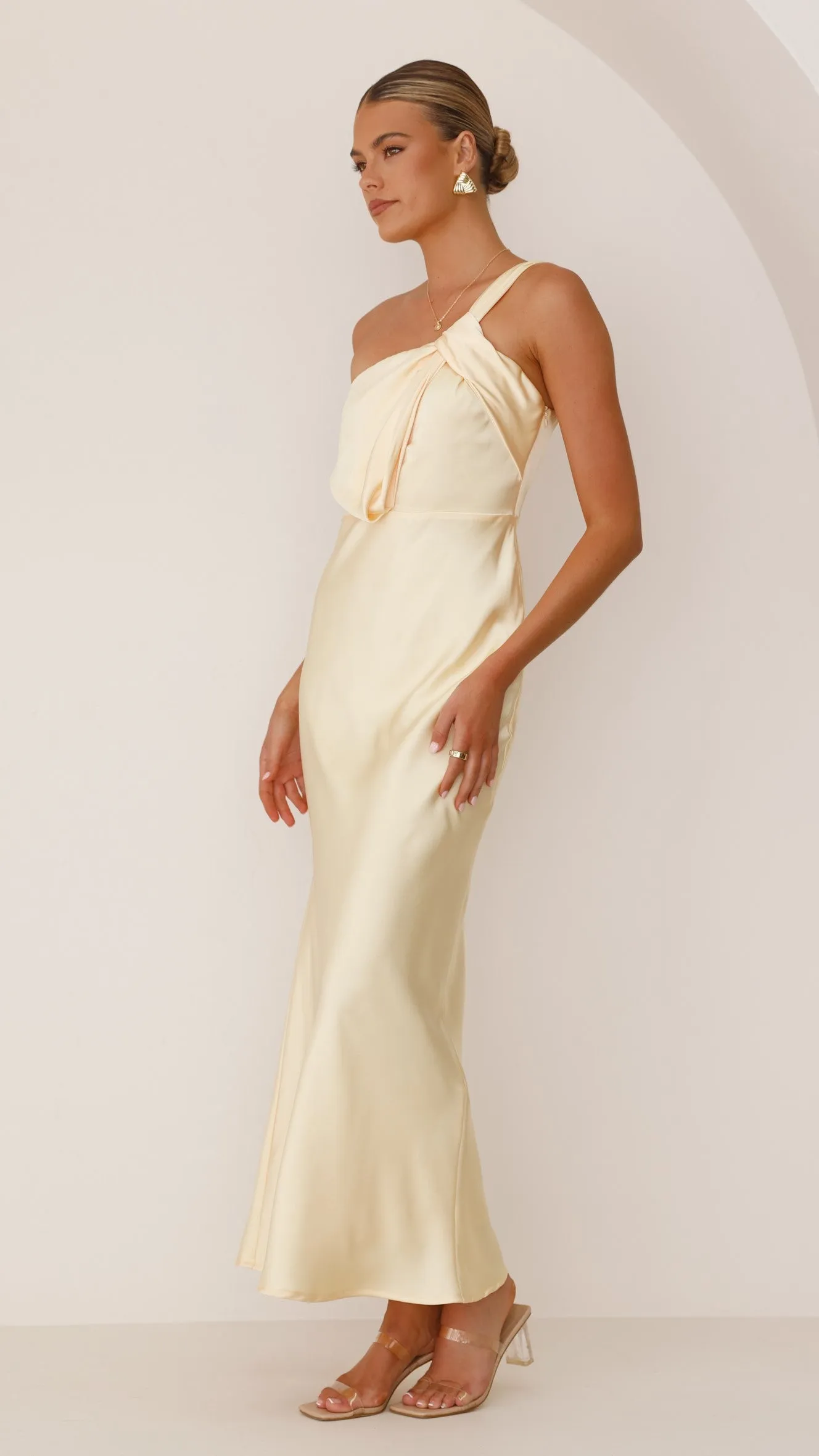 Greta Maxi Dress - Lemon sold by Billy J product image thumbnail 4