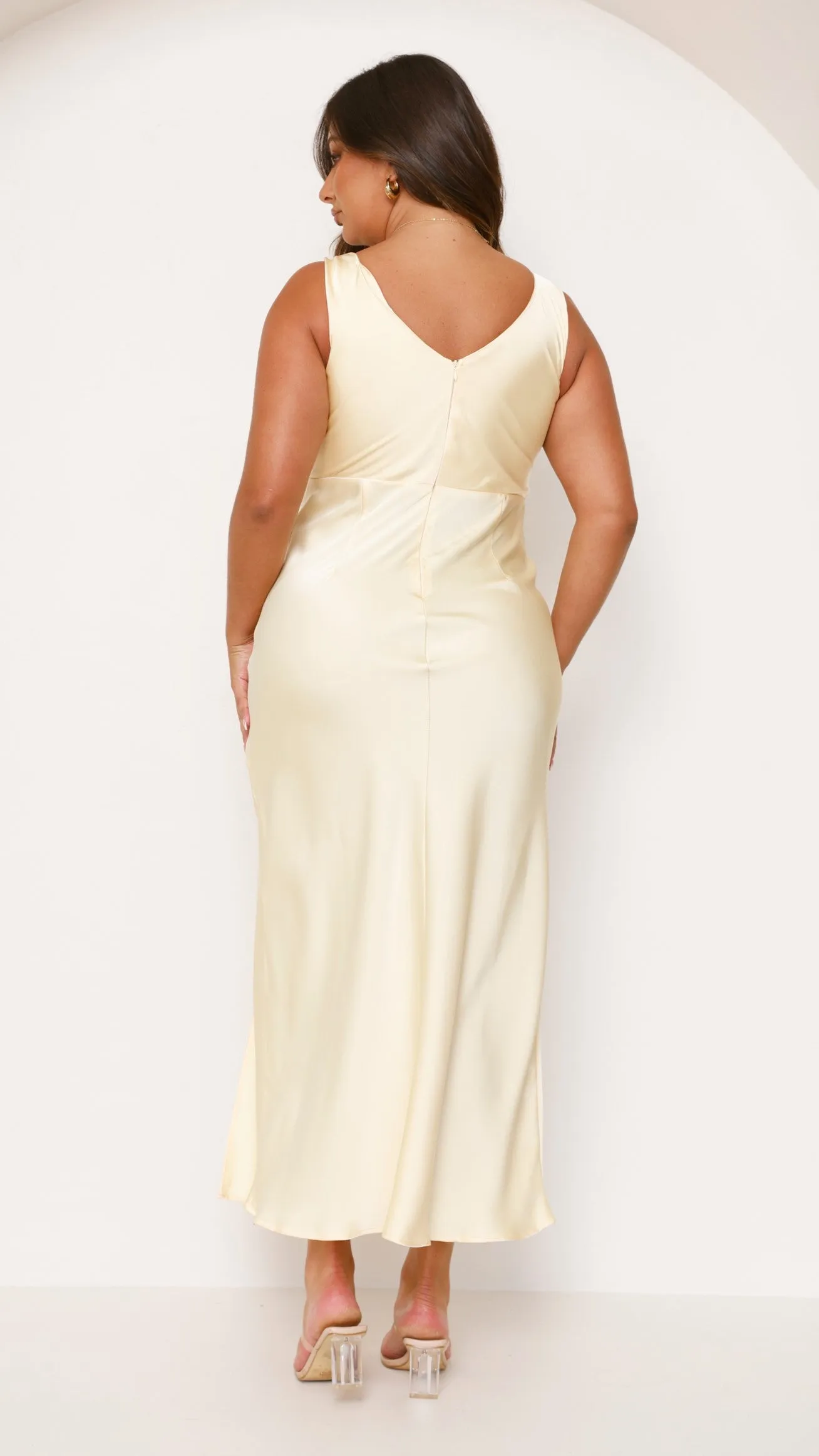 Taylor Maxi Dress - Lemon sold by Billy J product image thumbnail 5