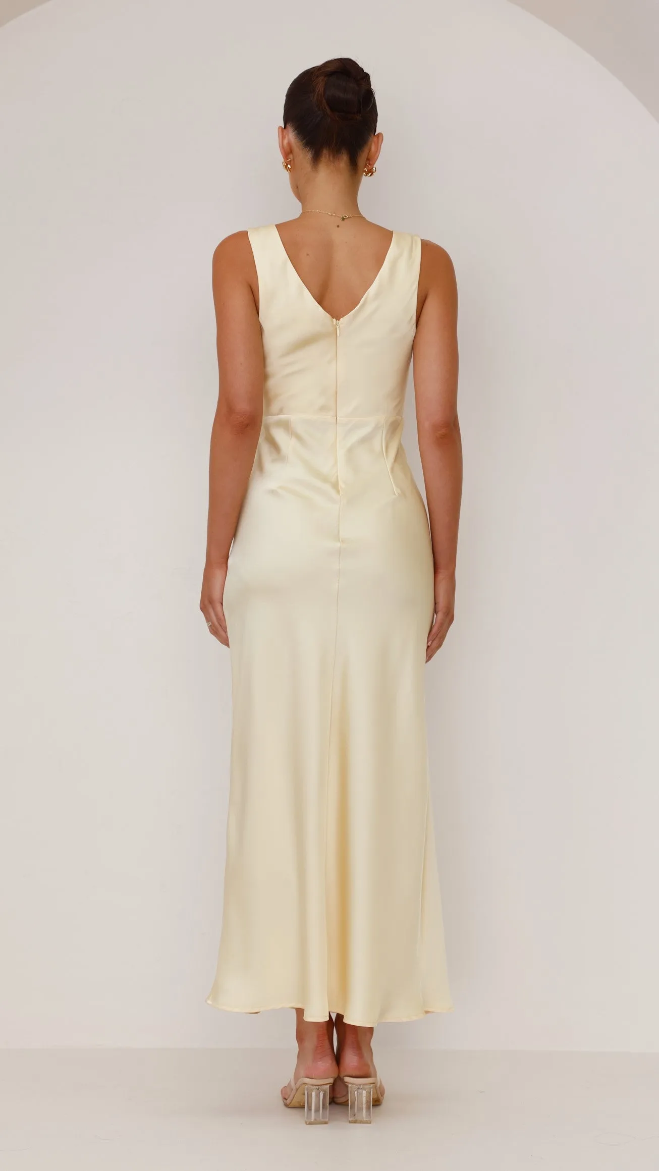 Taylor Maxi Dress - Lemon sold by Billy J product image thumbnail 3