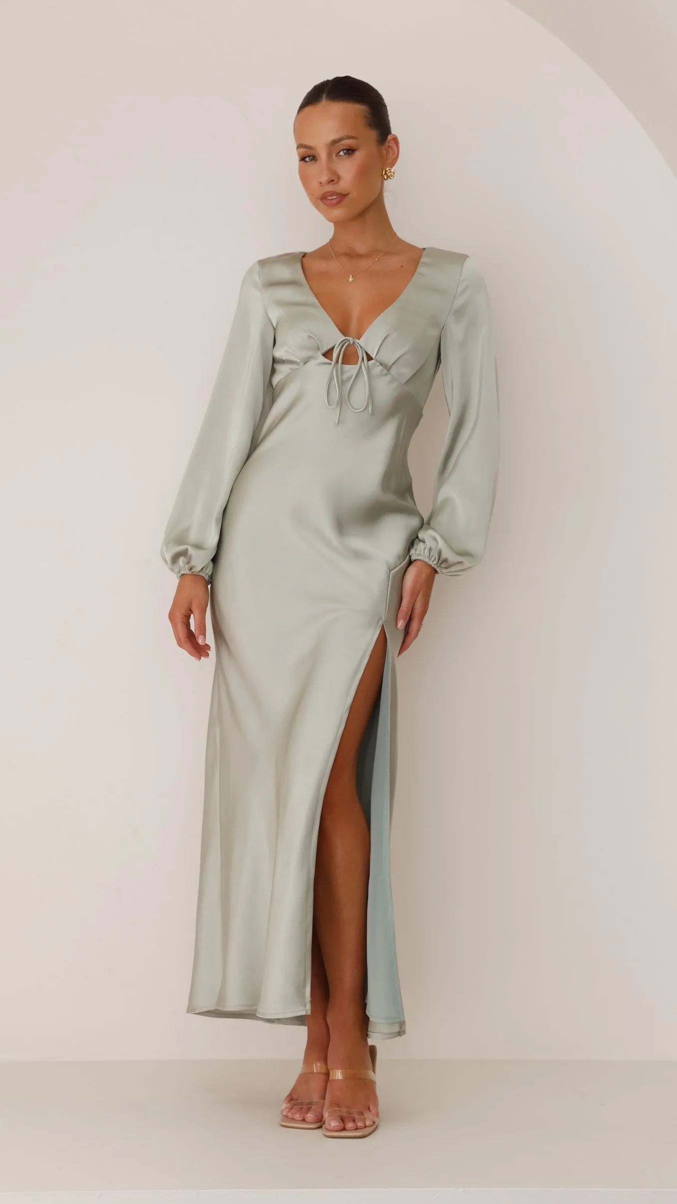Brigitte Maxi Dress - Sage sold by Billy J product image thumbnail 5