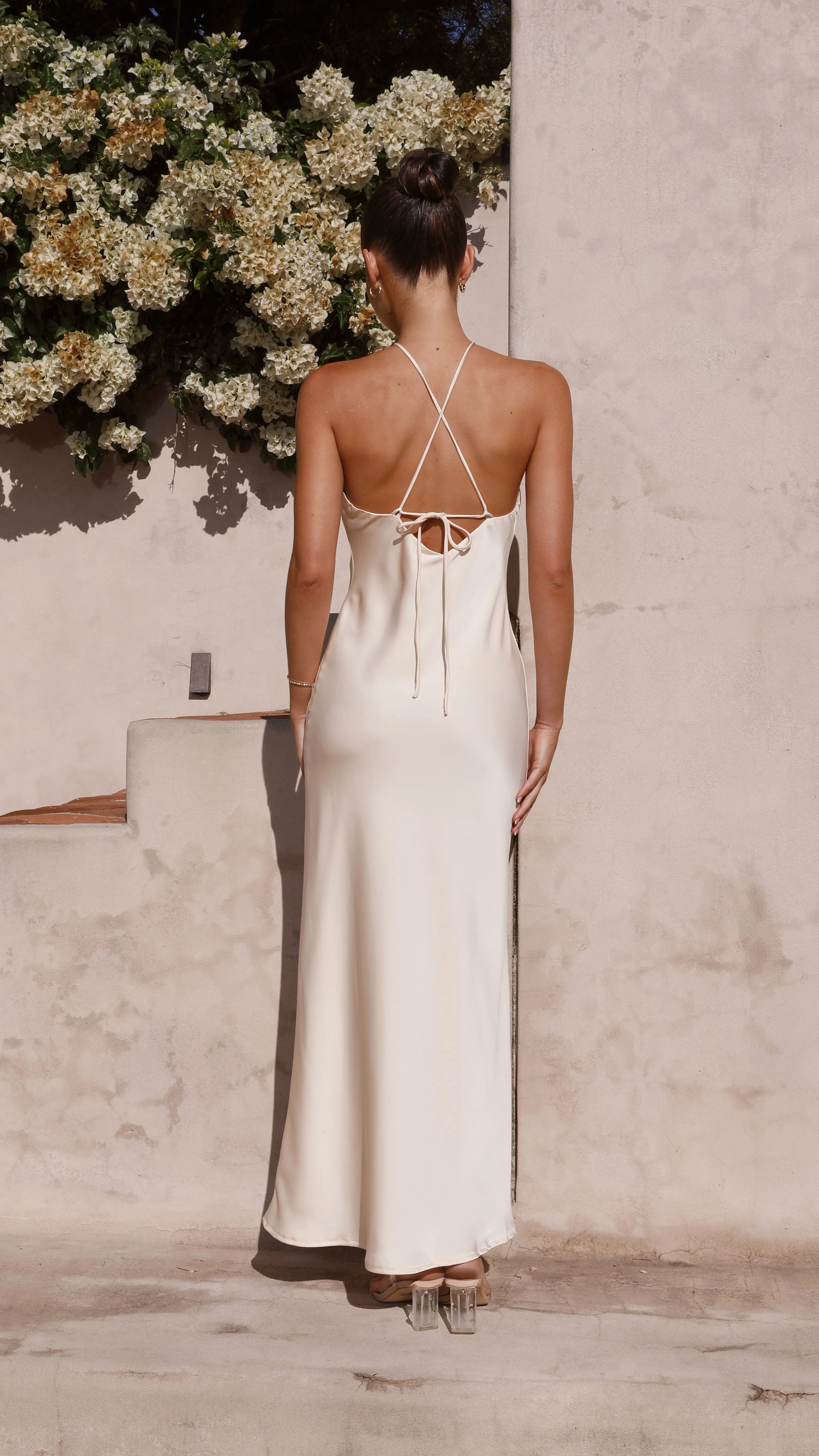 Chiara Maxi Dress - Soft Gold sold by Billy J product image thumbnail 4