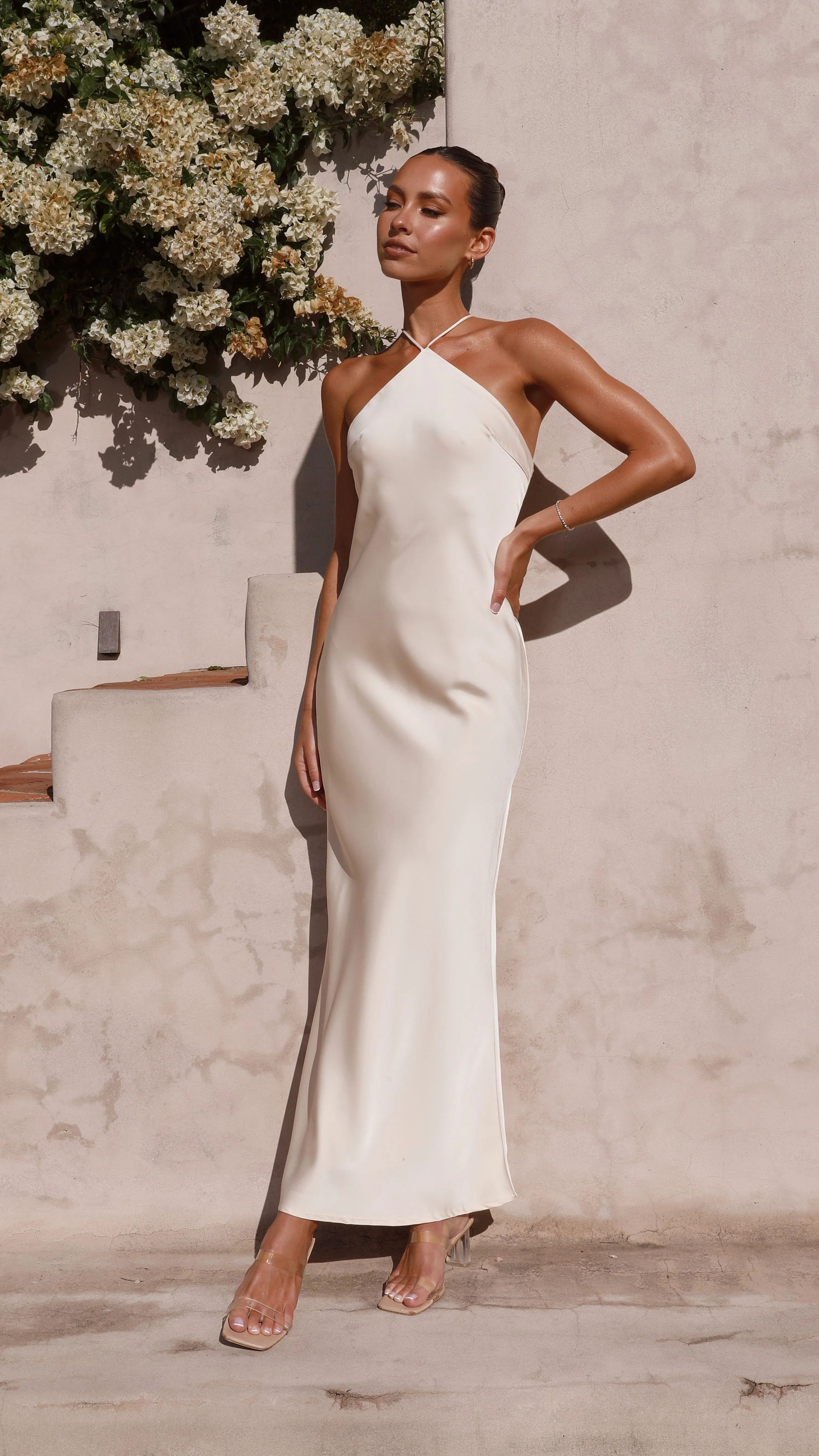 Chiara Maxi Dress - Soft Gold sold by Billy J product image thumbnail 3