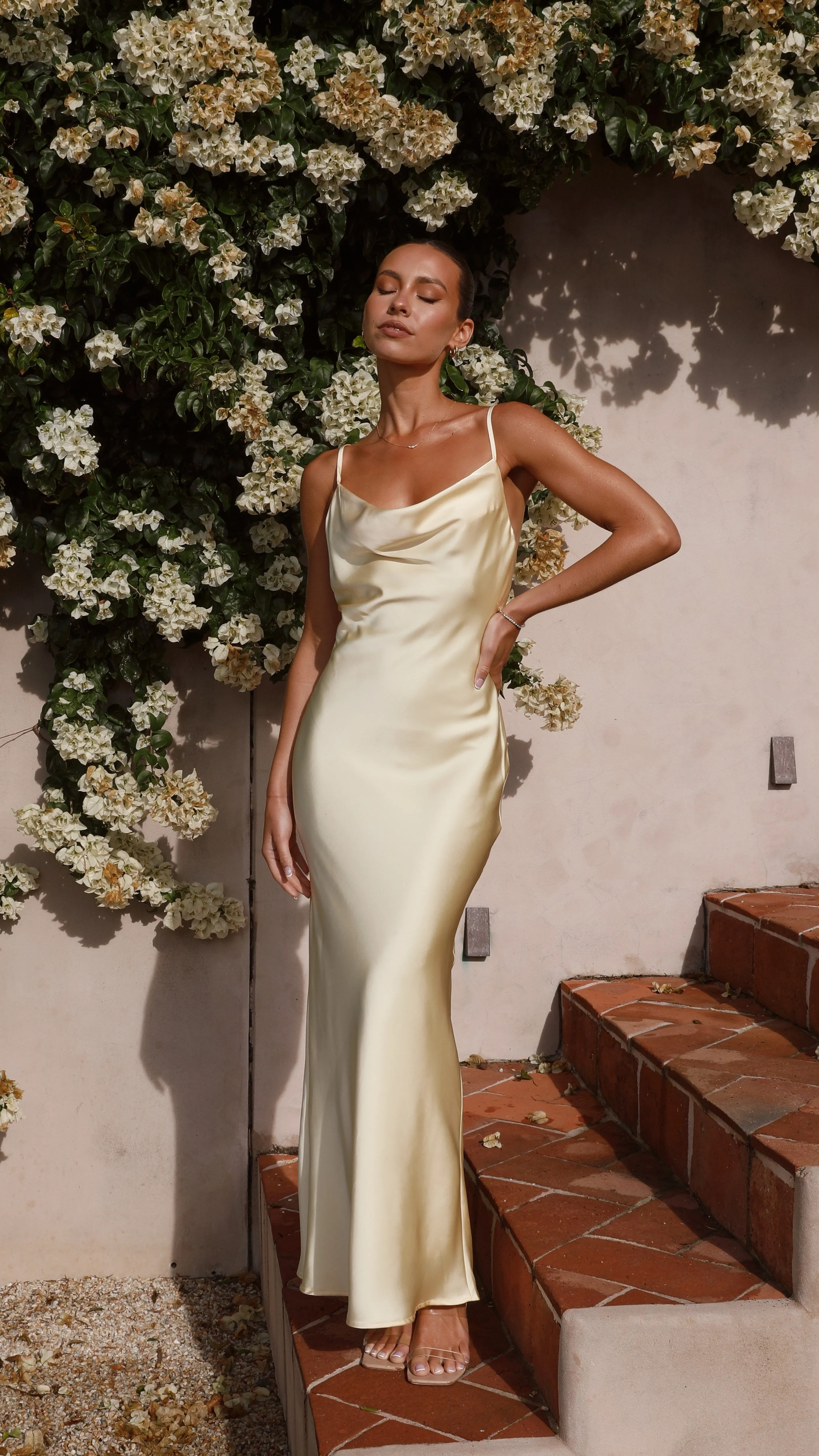 Willow Maxi Dress - Lemon sold by Billy J product image thumbnail 4