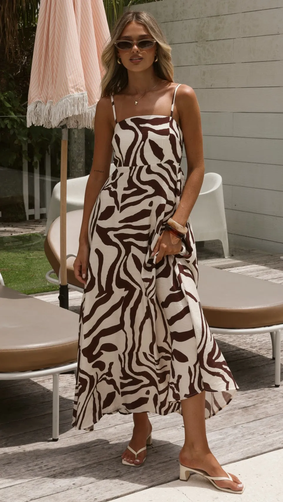 Jaylene Maxi Dress - Luna Mocha sold by Billy J product image thumbnail 5