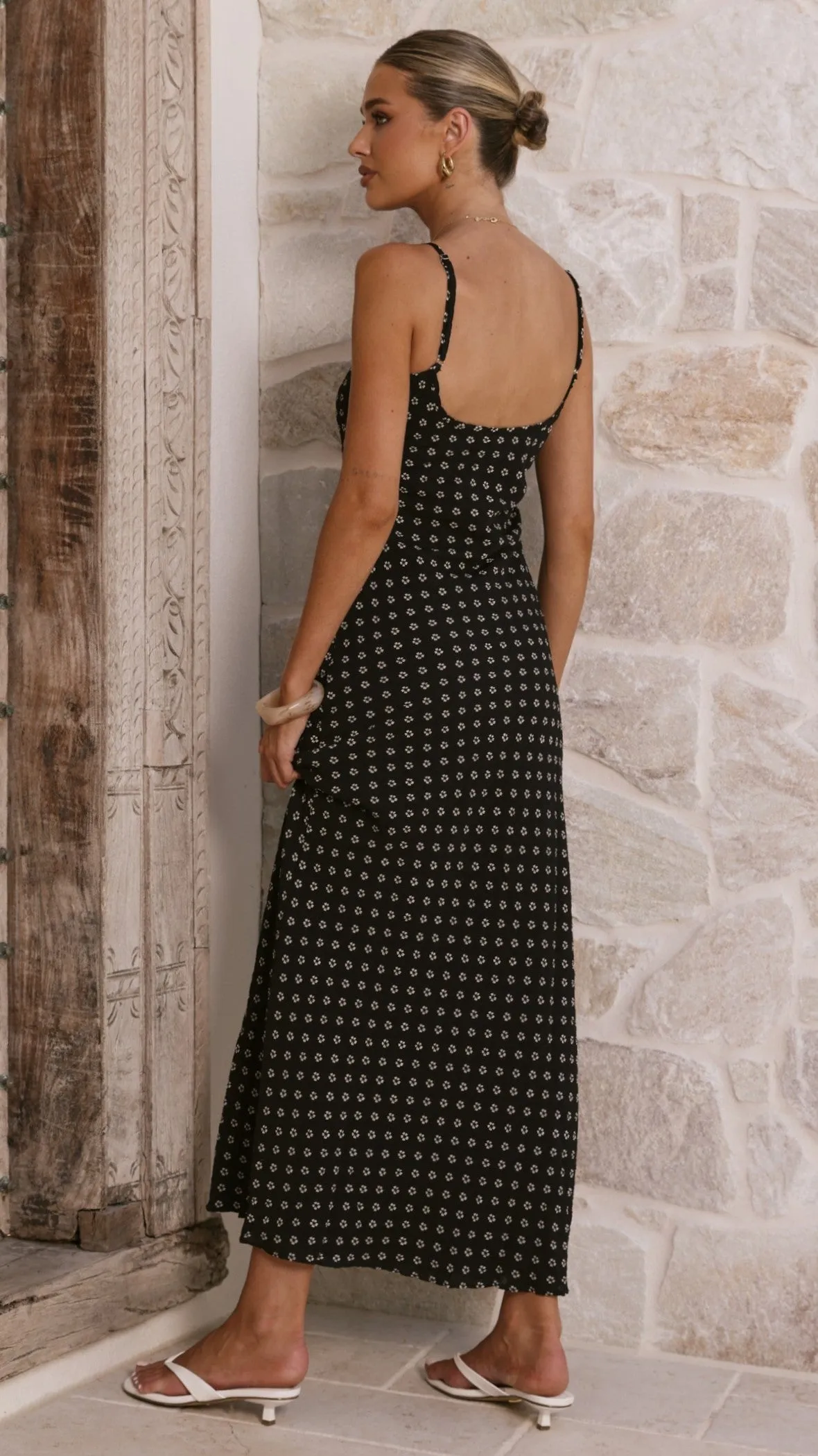 Shania Maxi Dress - Black Floral sold by Billy J product image thumbnail 2