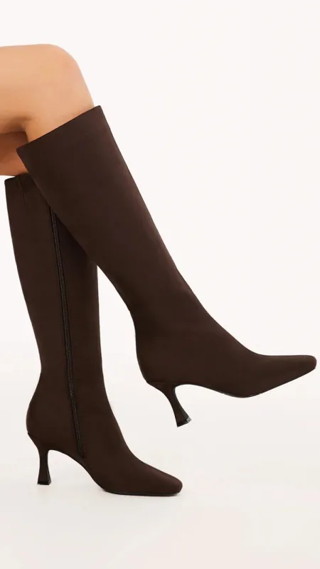 Corbin Boots - Dark Cacao Suede sold by Billy J