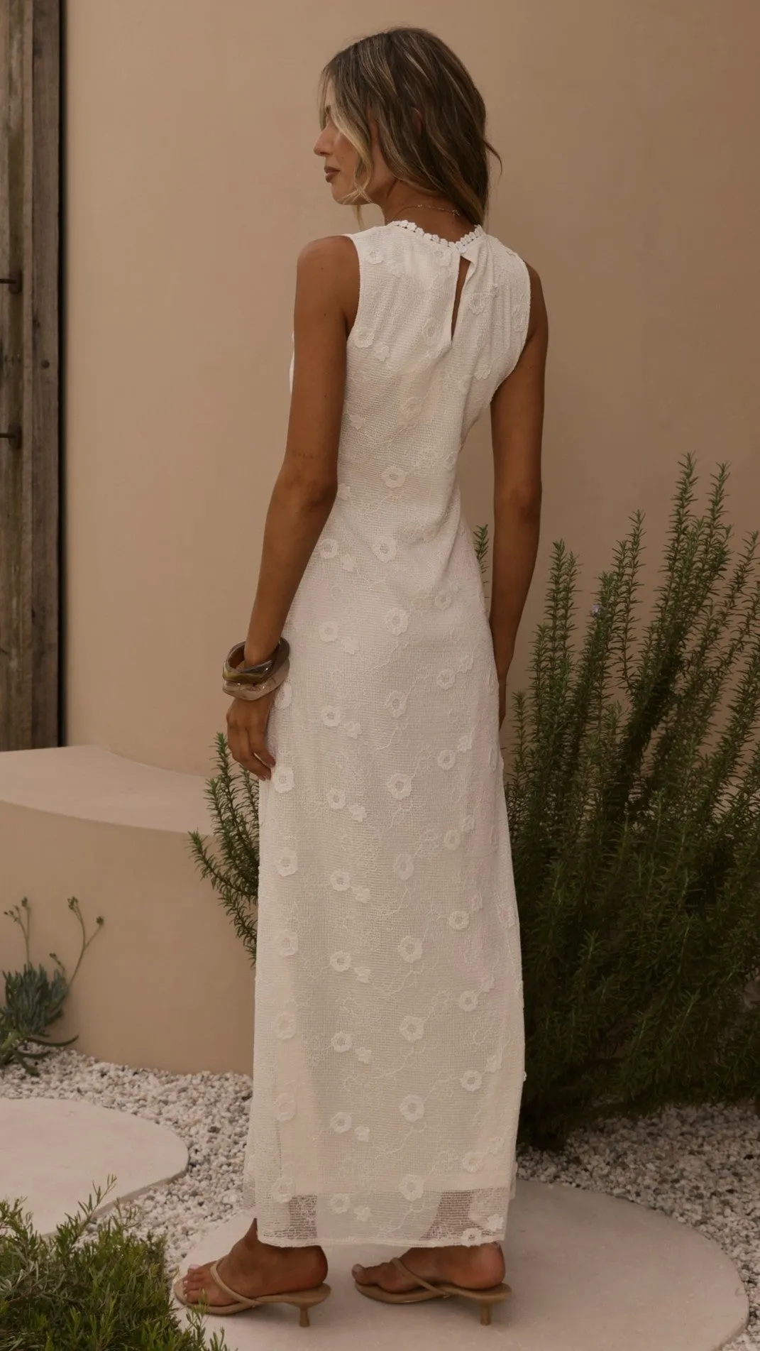 Macie Maxi Dress - Cream sold by Billy J product image thumbnail 2