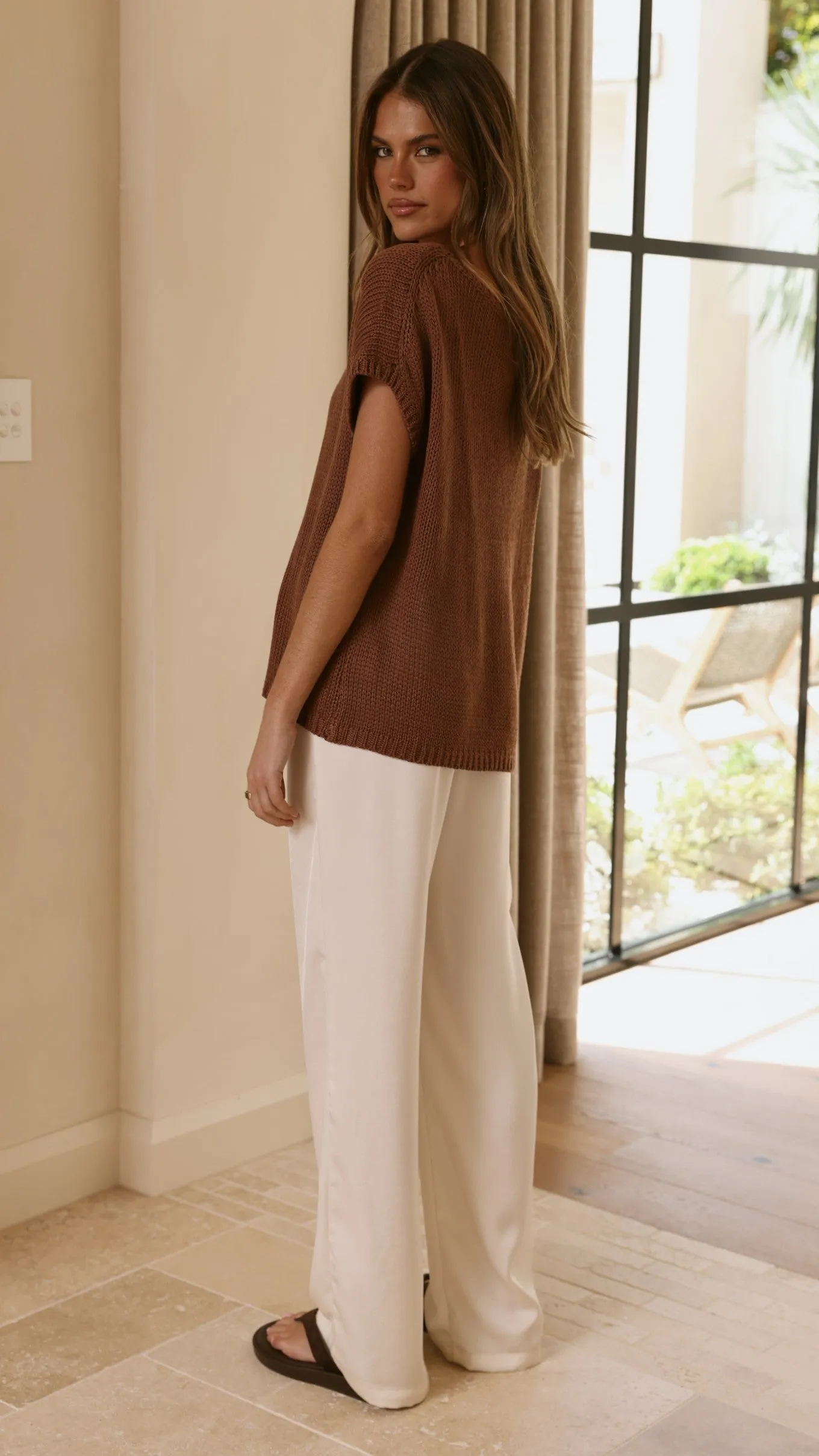 Sophia Top - Chocolate sold by Billy J product image thumbnail 2