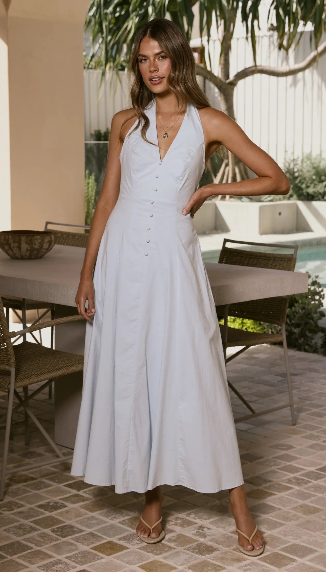 Kaia Maxi Dress - Blue sold by Billy J product image thumbnail 4