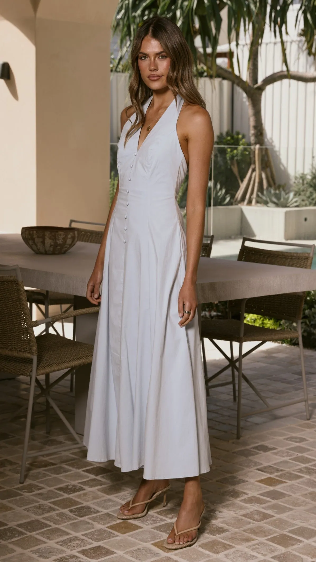 Kaia Maxi Dress - Blue sold by Billy J product image thumbnail 3