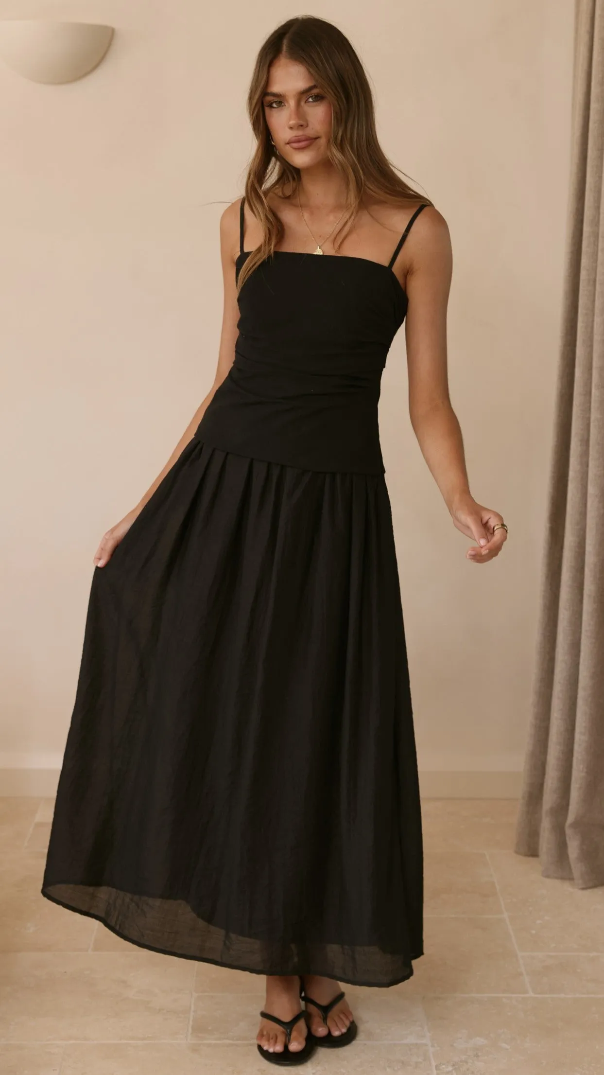 Valentina Maxi Dress - Black sold by Billy J product image thumbnail 5