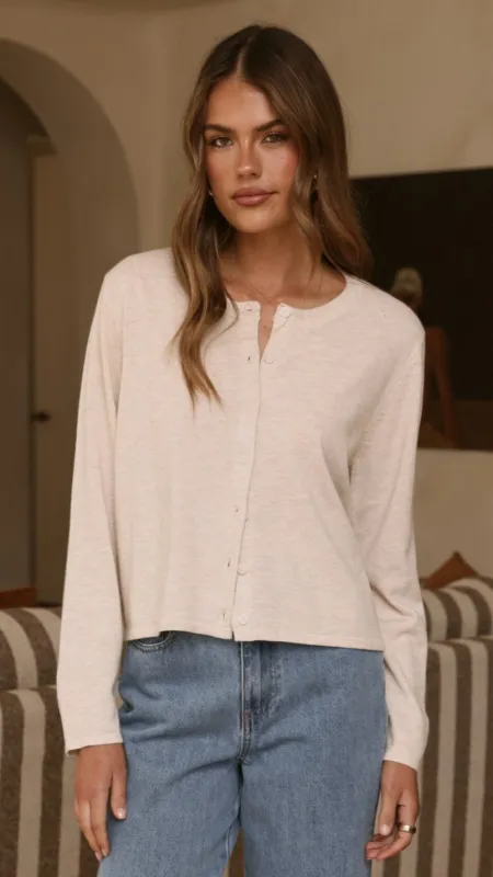 Lydia Cardigan - Natural made by Billy J