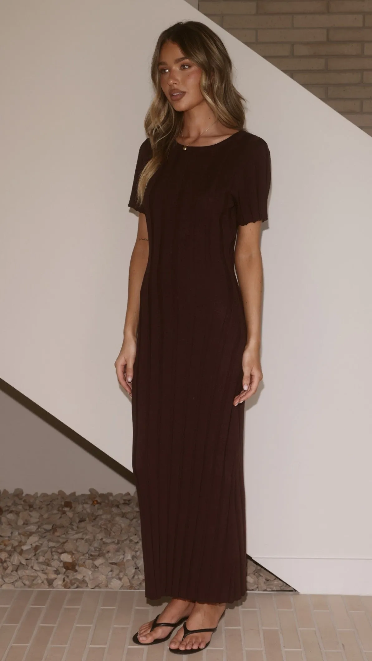Mari Maxi Dress - Chocolate sold by Billy J product image thumbnail 5