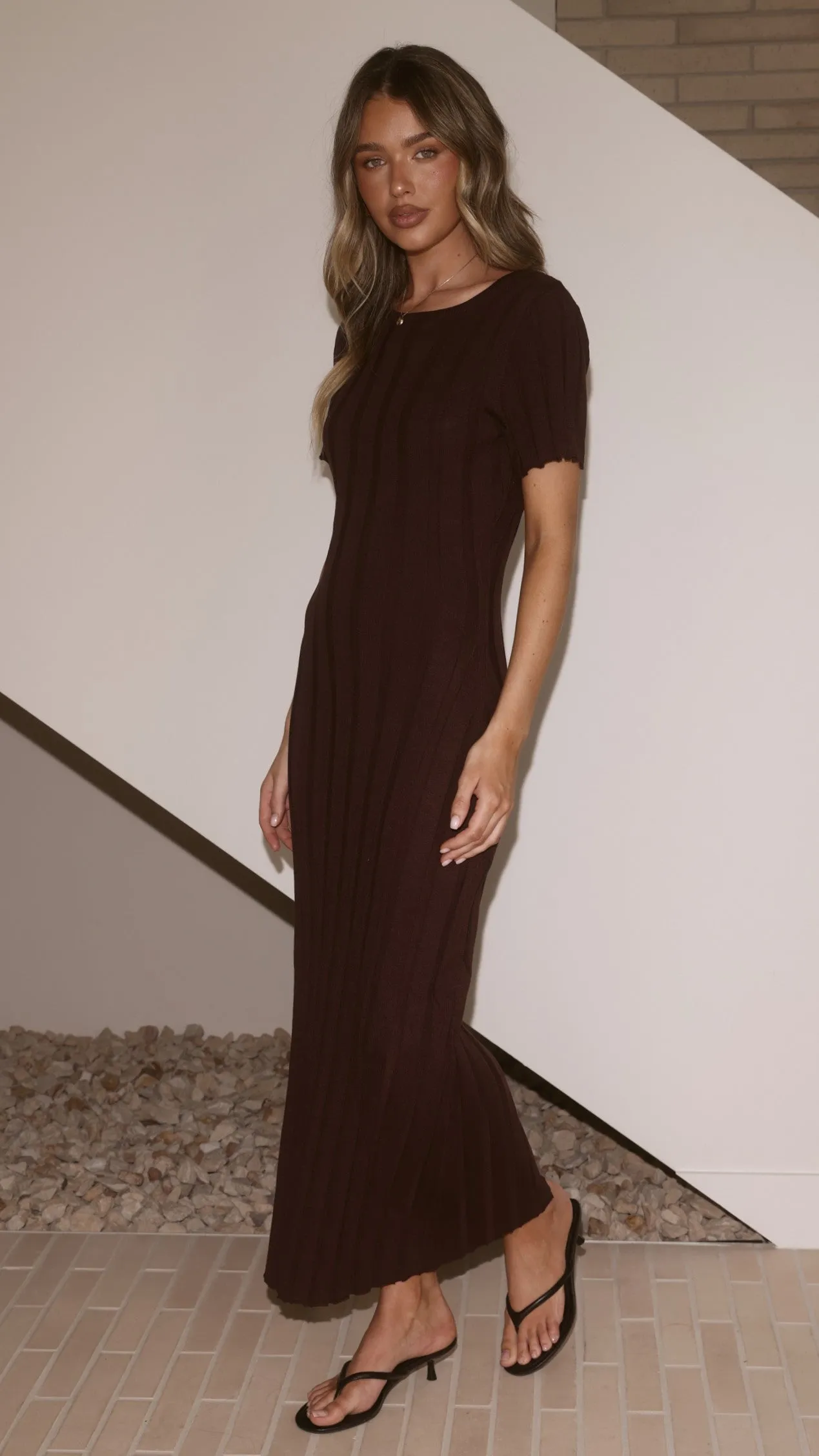 Mari Maxi Dress - Chocolate sold by Billy J product image thumbnail 3
