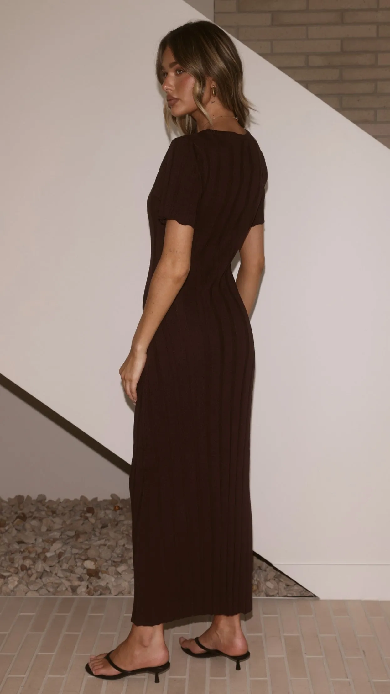 Mari Maxi Dress - Chocolate sold by Billy J product image thumbnail 2
