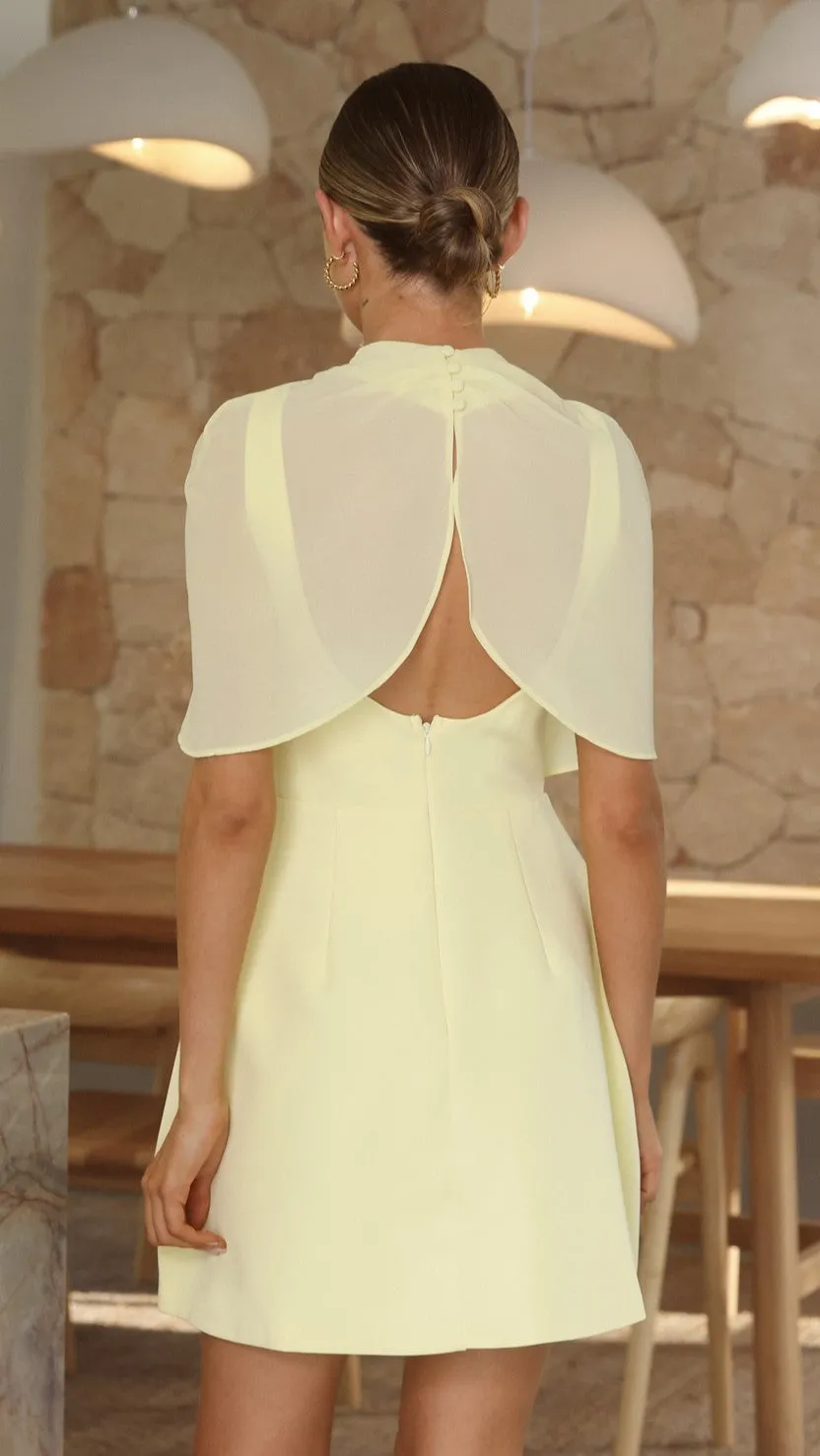 Zahni Mini Dress - Yellow sold by Billy J product image thumbnail 2