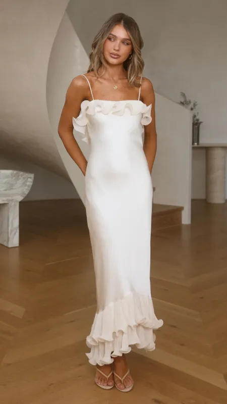 Eleanor Maxi Dress - Ivory made by Billy J