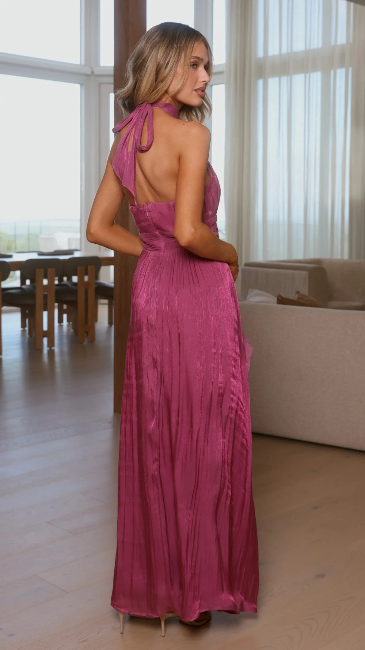 Tahli Maxi Dress - Fuchsia sold by Billy J product image thumbnail 2