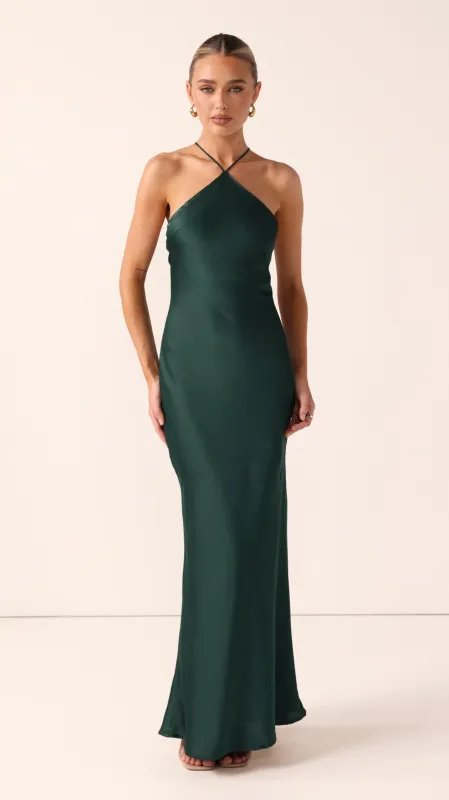 Chiara Maxi Dress - Emerald made by Billy J