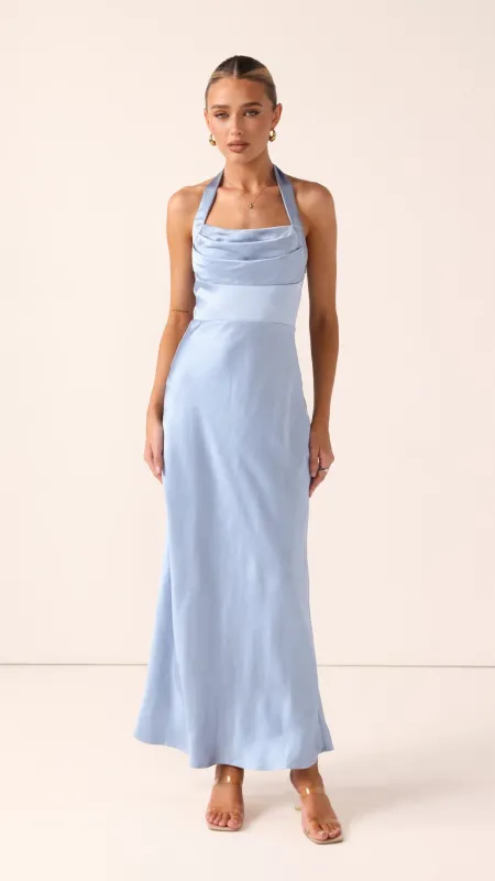 Alexa Maxi Dress - Blue made by Billy J