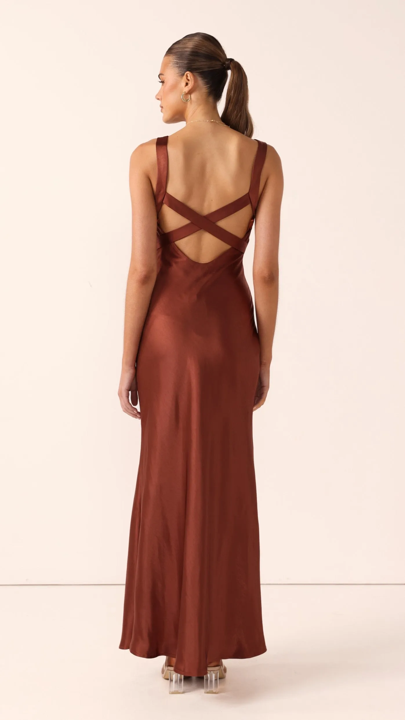 Andie Maxi Dress - Rust sold by Billy J product image thumbnail 4