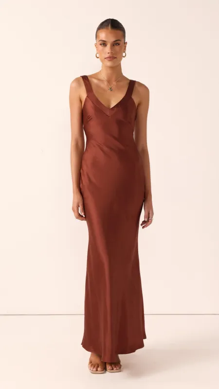 Andie Maxi Dress - Rust made by Billy J