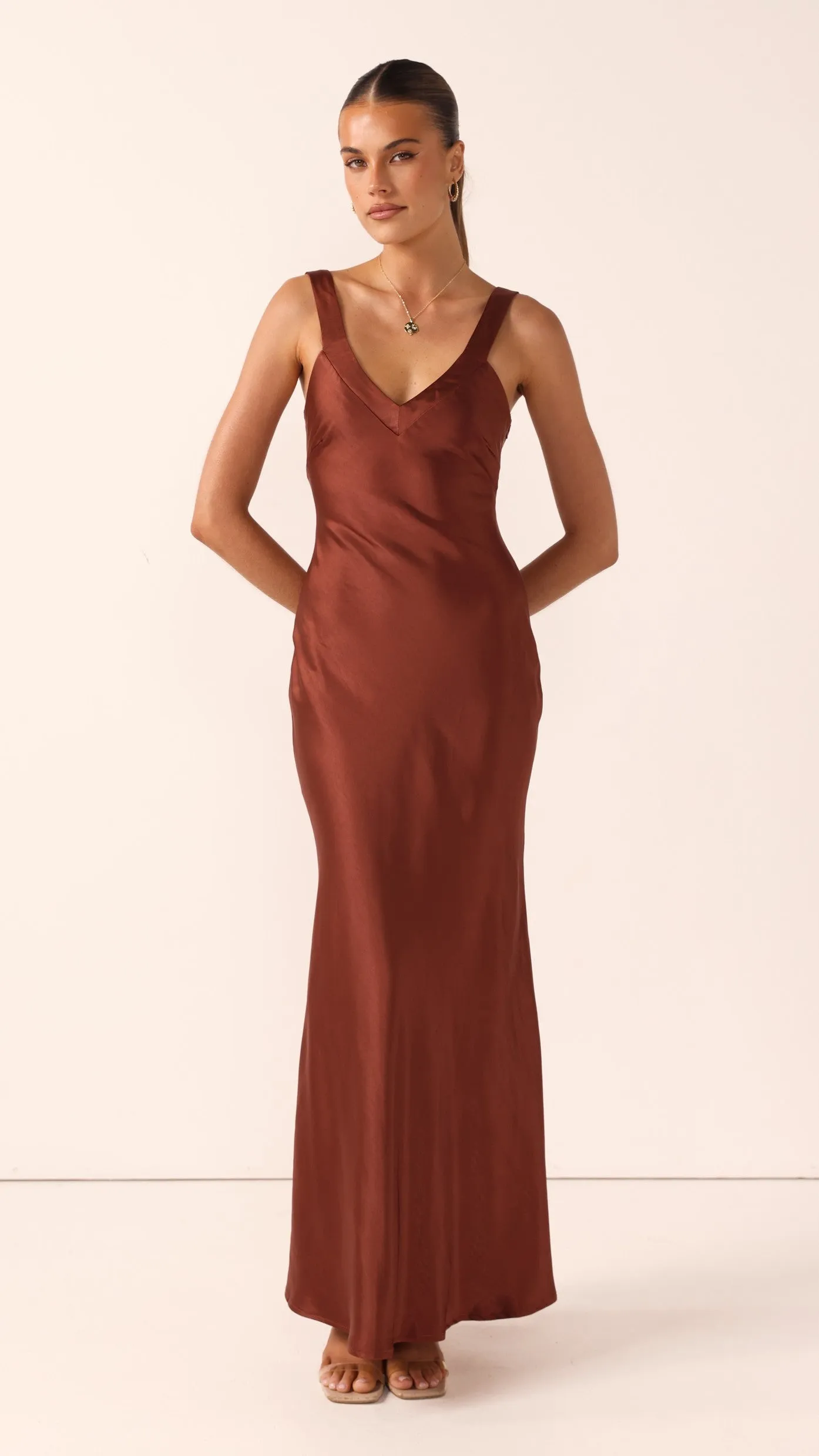 Andie Maxi Dress - Rust sold by Billy J product image thumbnail 5