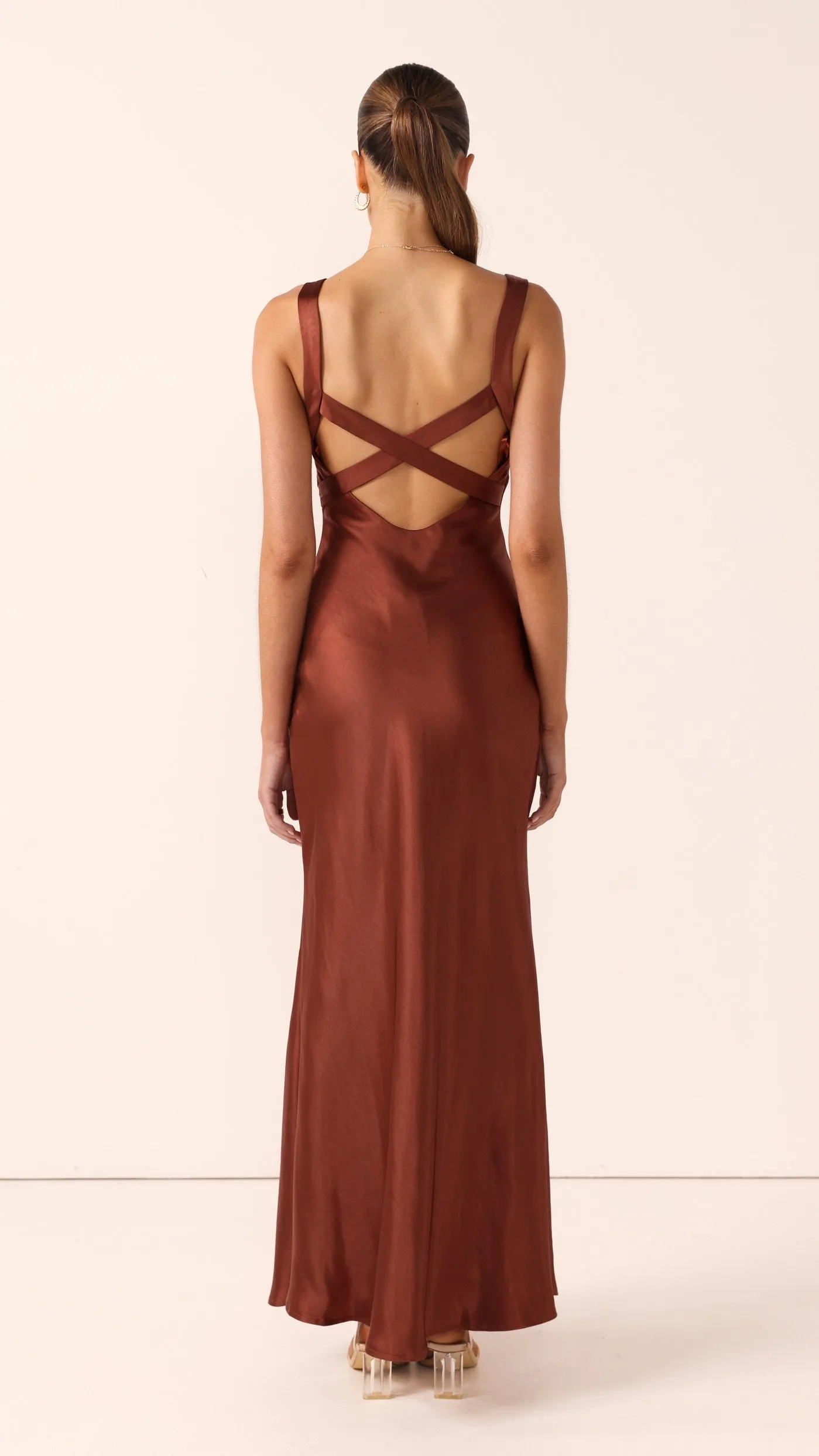 Andie Maxi Dress - Rust sold by Billy J product image thumbnail 2