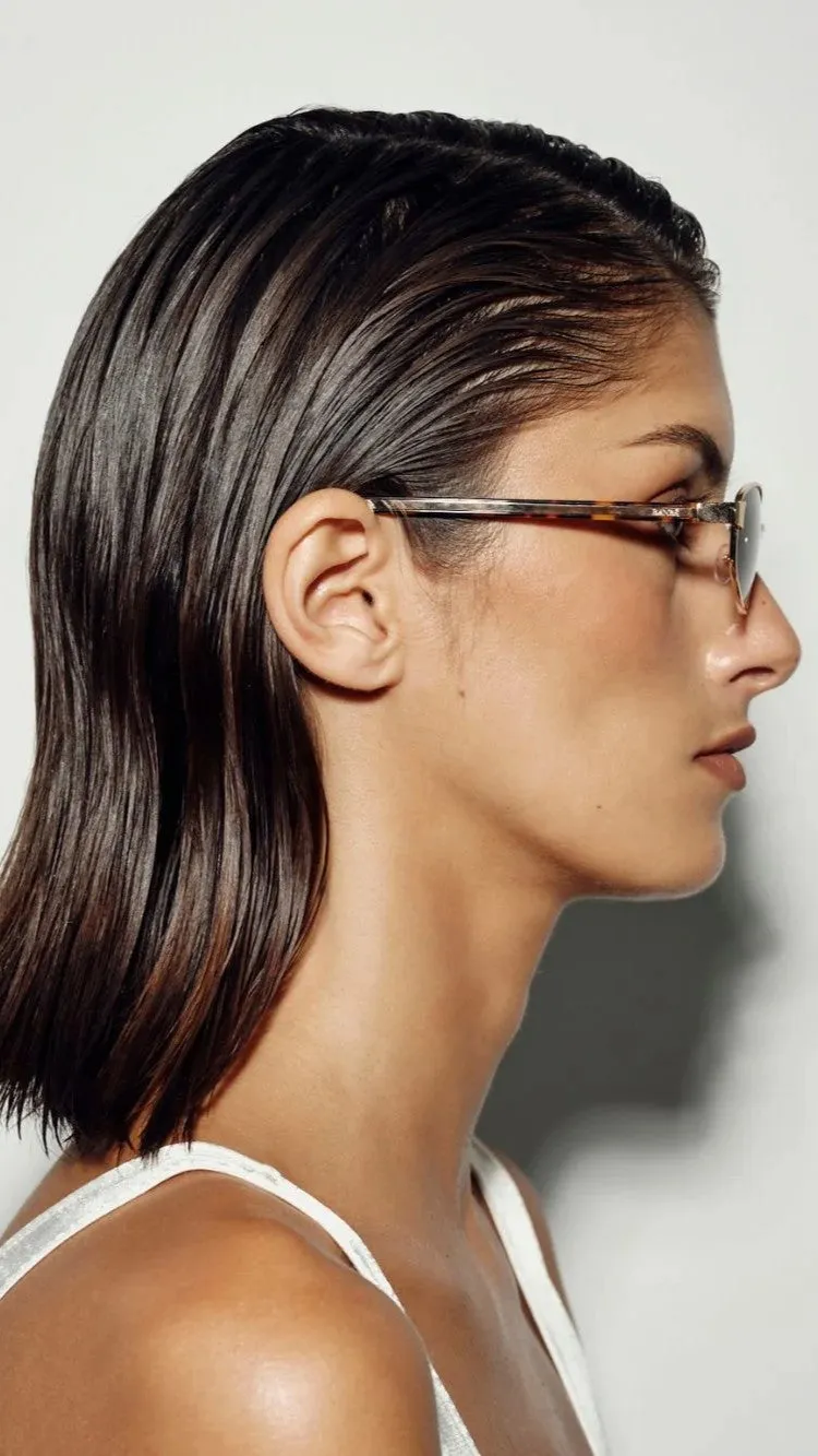 The Angelina Sunglasses - Tort/Green sold by Billy J product image thumbnail 2