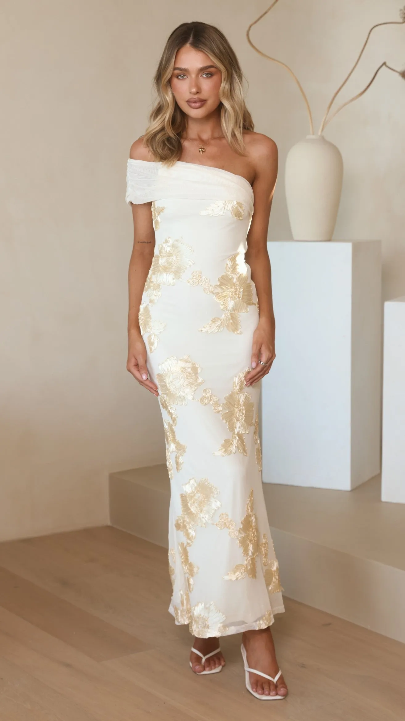 Faith Maxi Dress - Yellow Floral sold by Billy J